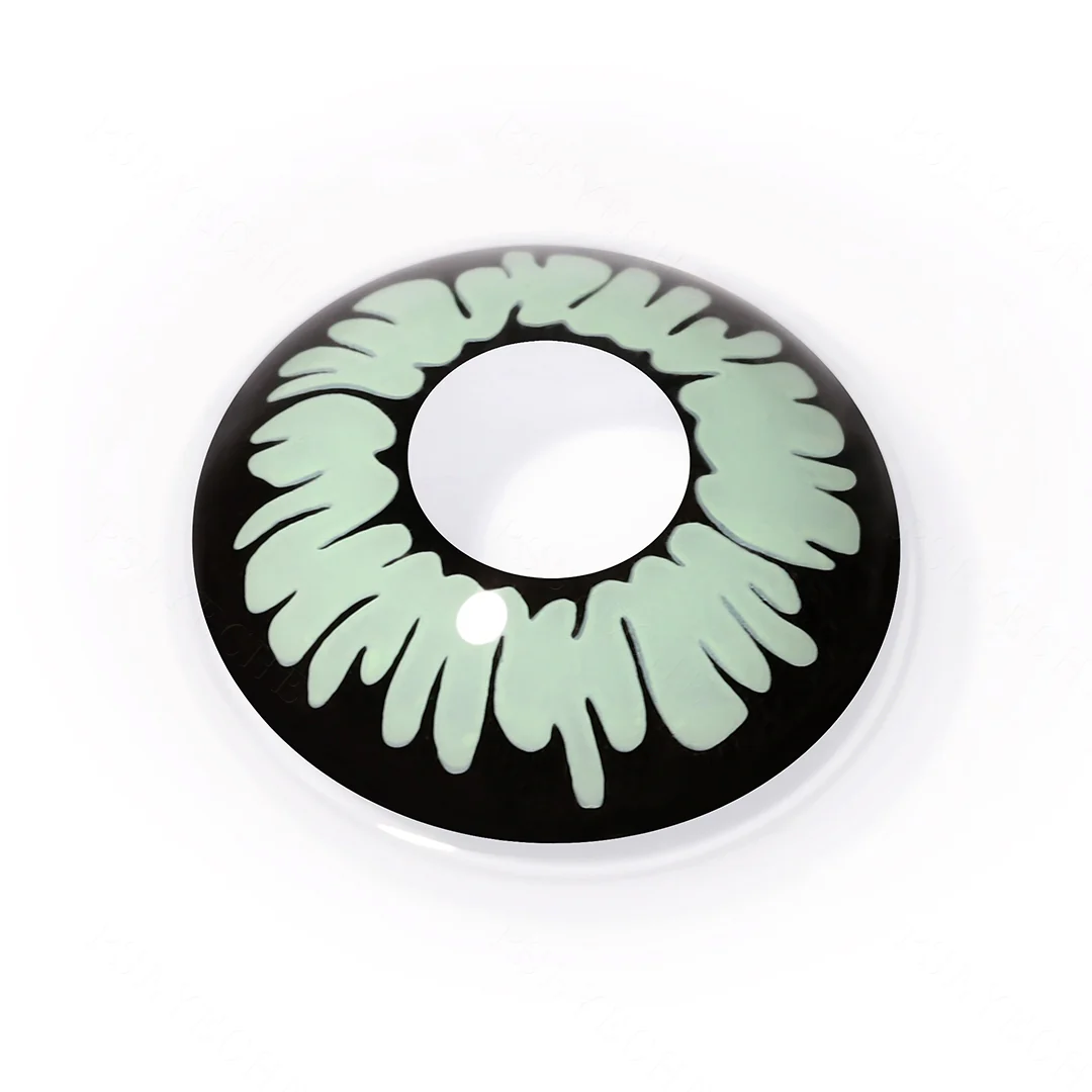Demon Glamor Green Cosplay Colored Contact Lenses | EyeKK - EyeKK