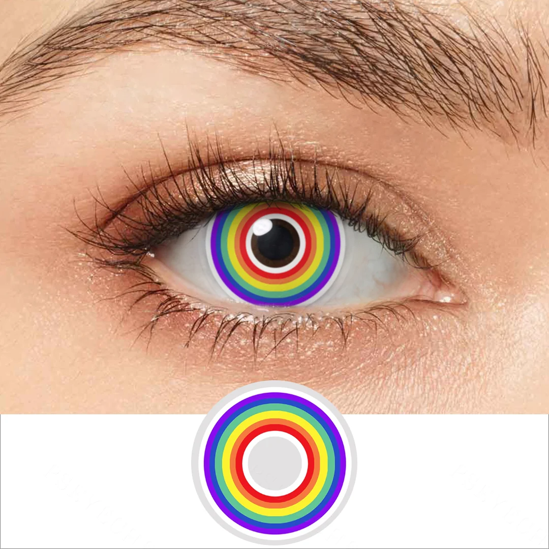 Rainbow Colored Contact Lenses | EyeKK - EyeKK
