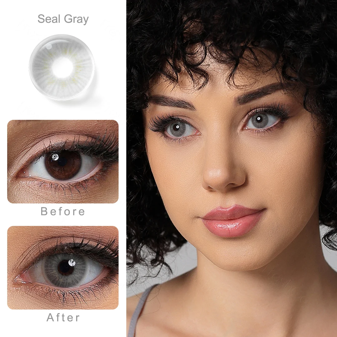 Mori Seal Gray Colored Contact Lenses | EyeKK - EyeKK