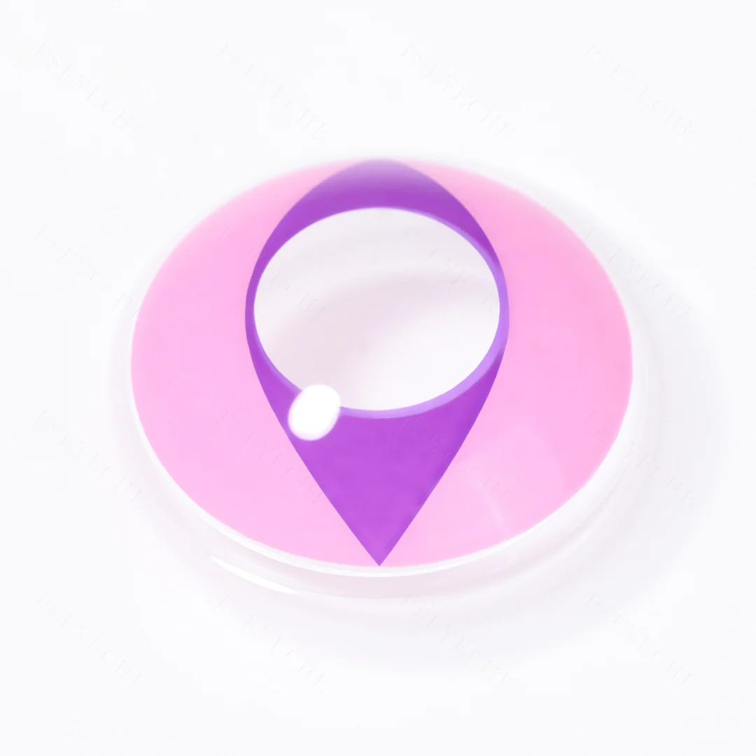 Violet Cat Eye Halloween Contact Lenses | EyeKK - EyeKK
