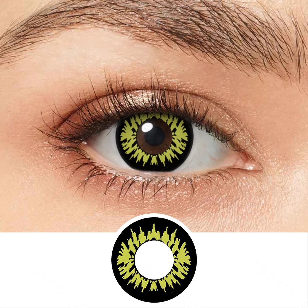 Miracle Yellow Colored Contact Lenses | EyeKK - EyeKK