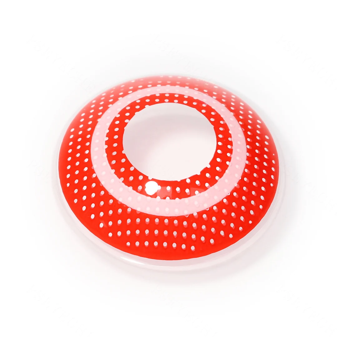 Red Circle Colored Contact Lenses | EyeKK - EyeKK