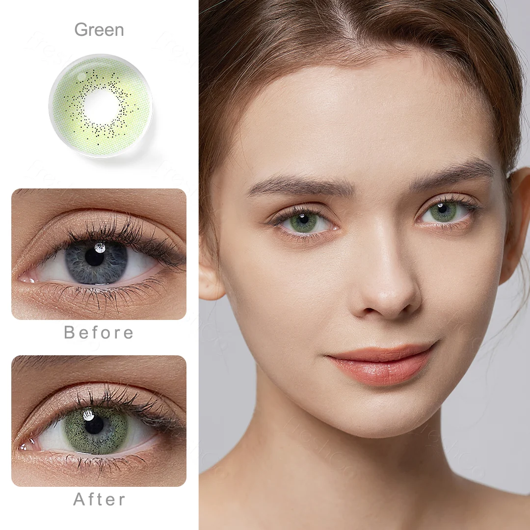 Ocean Green Colored Contact Lenses | EyeKK - EyeKK