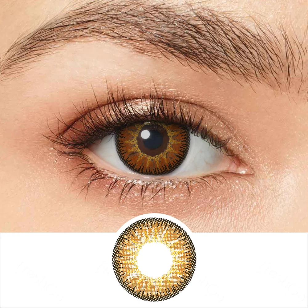 Nonno Sparkle Brown Colored Contact Lenses | EyeKK - EyeKK