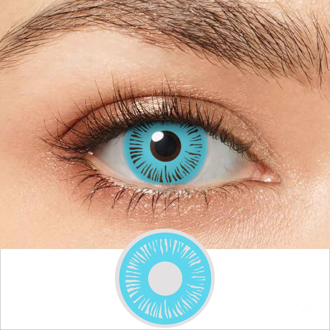 Ice Blue Shiva Colored Contact Lenses | EyeKK - EyeKK