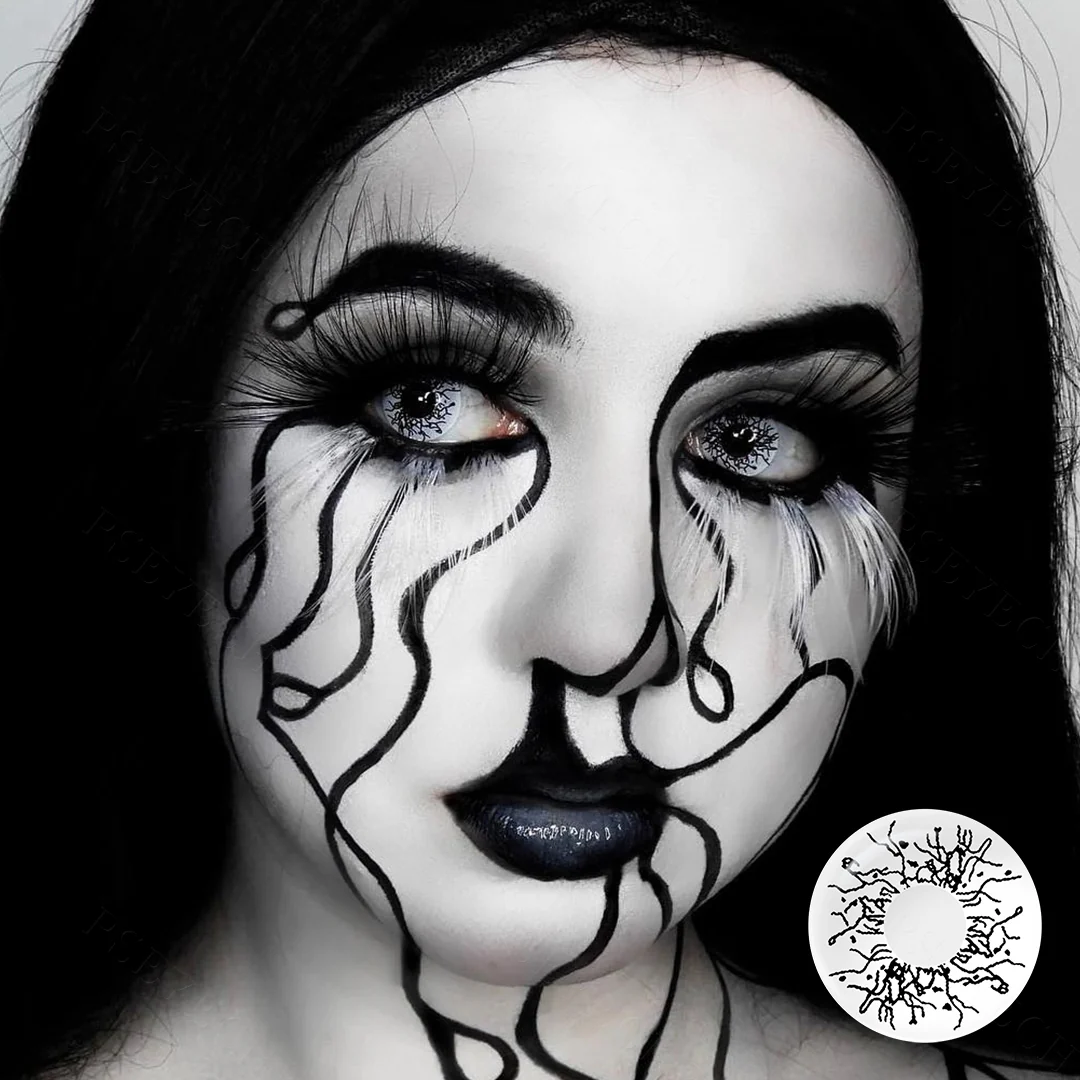 Iron Nematode Halloween Colored Contact Lenses | EyeKK - EyeKK