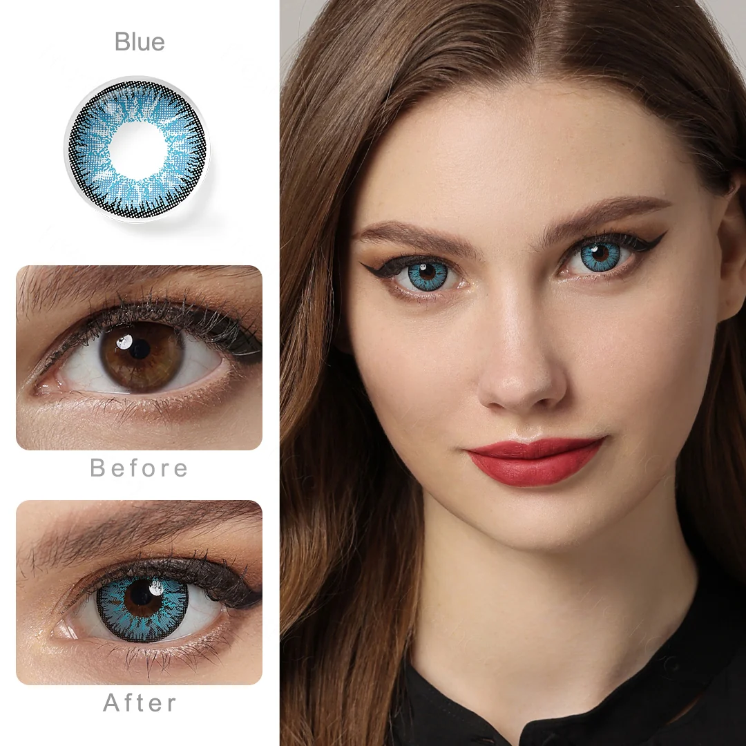 Nonno Polar Blue Colored Contact Lenses | EyeKK - EyeKK
