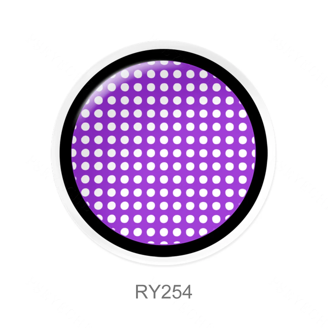 Purple Mesh Colored Contact Lenses | EyeKK - EyeKK