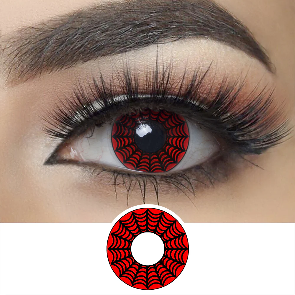Spider Web Halloween Contact Lenses | EyeKK - EyeKK