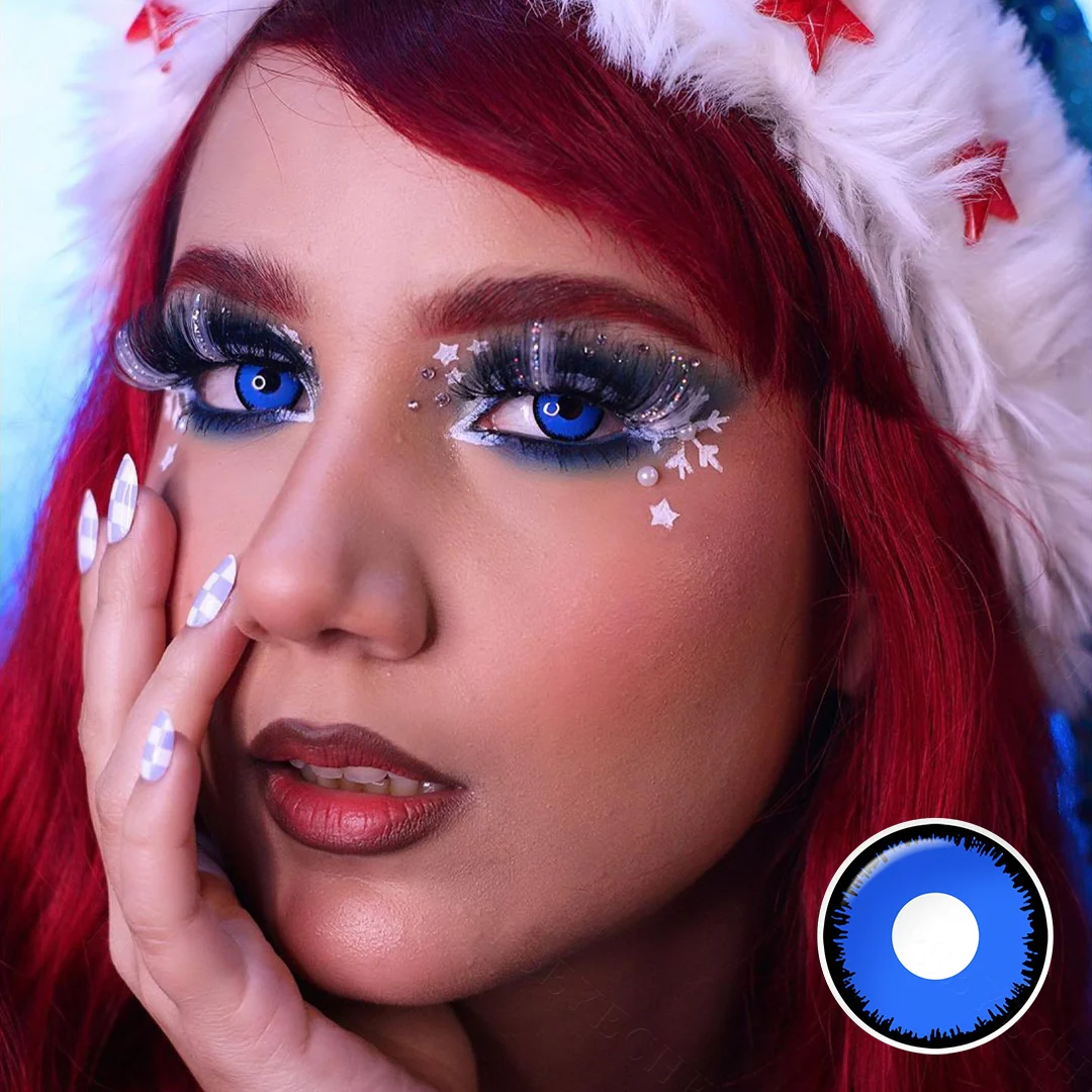 Twilight Space Blue Werewolf Colored Contact Lenses | EyeKK - EyeKK