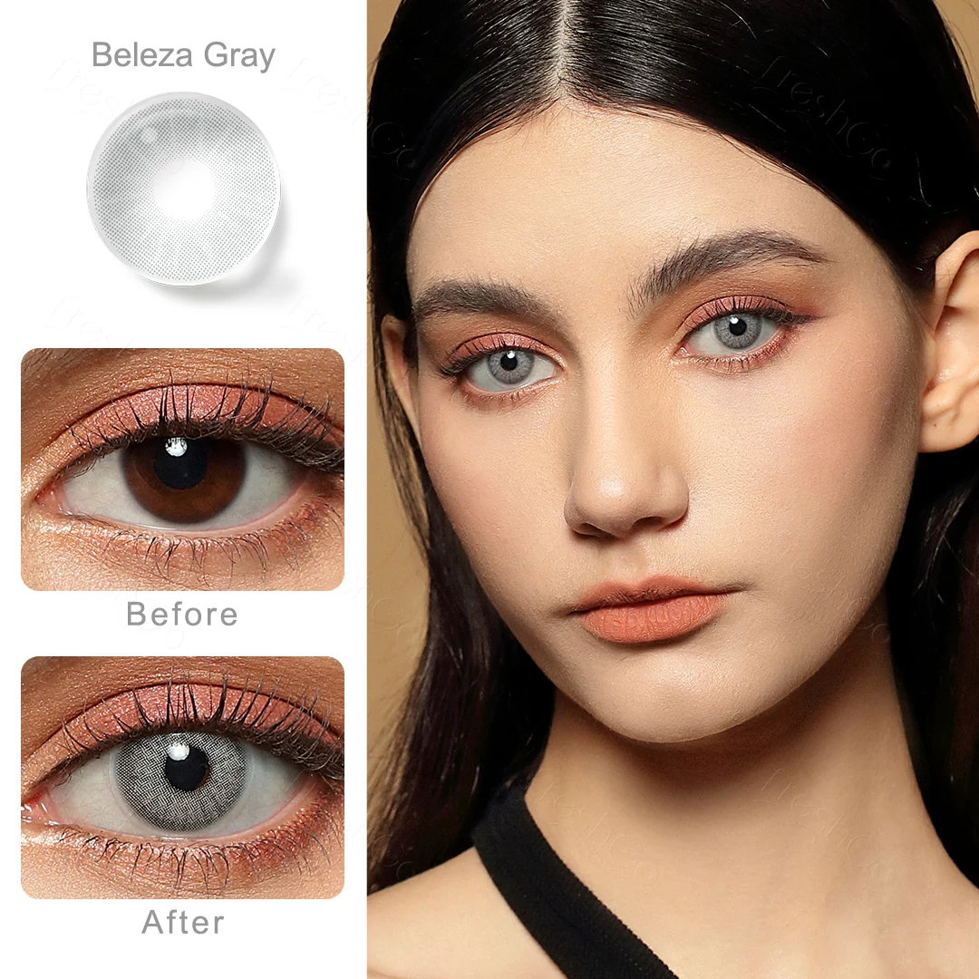 Beleza Gray Colored Contact Lenses | EyeKK - EyeKK