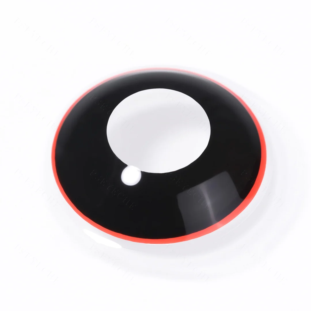 Red Rim Halloween Contact Lenses | EyeKK - EyeKK