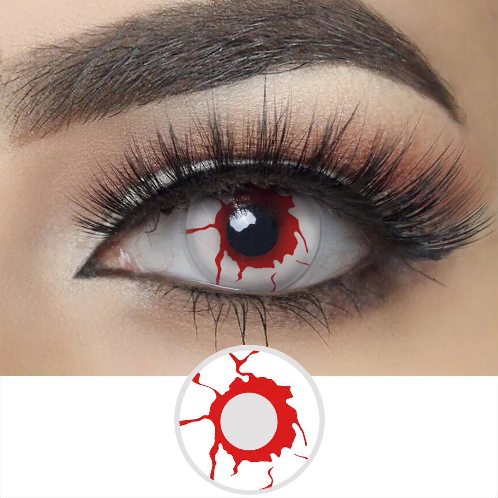 Blood Shot Halloween Contact Lenses | EyeKK - EyeKK