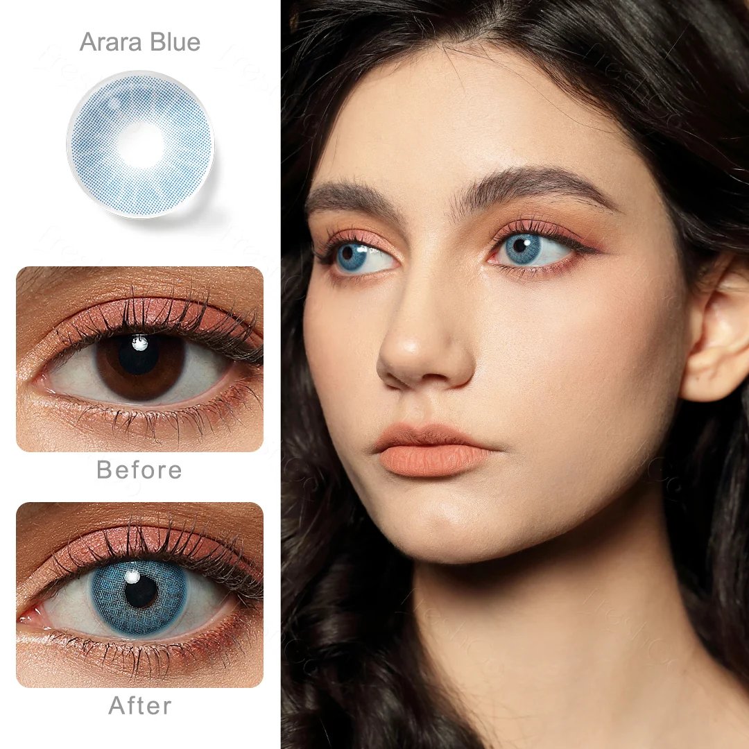 Arara Blue Colored Contact Lenses | EyeKK - EyeKK
