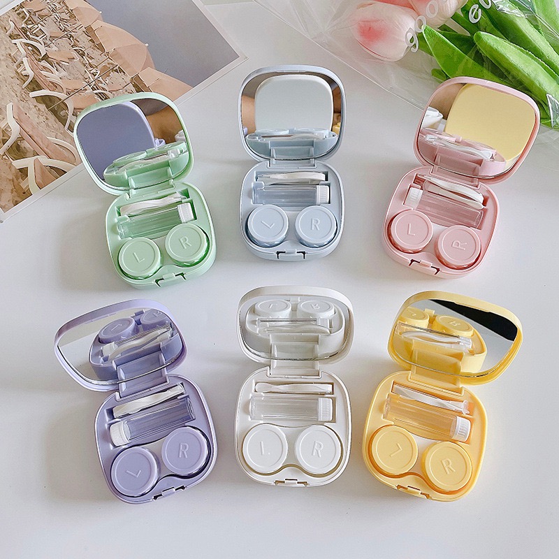 Candy Color Contact Lens Case Travel Kit - EyeKK
