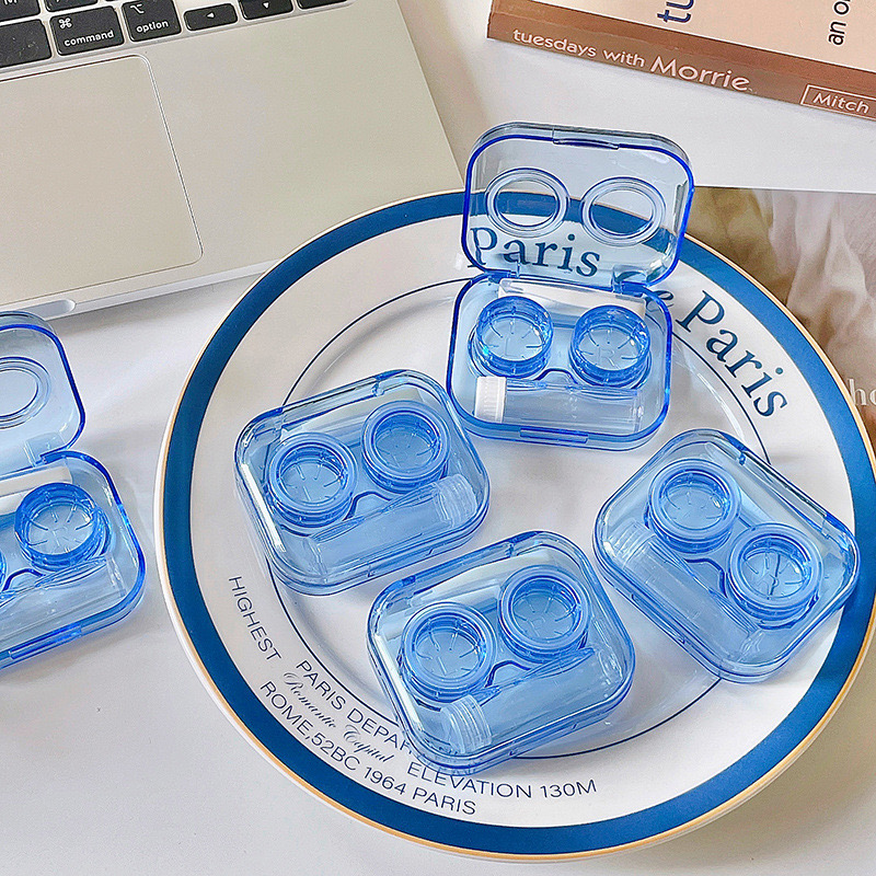 Integrated No-Twist Cap Contact Lens Companion Case - EyeKK
